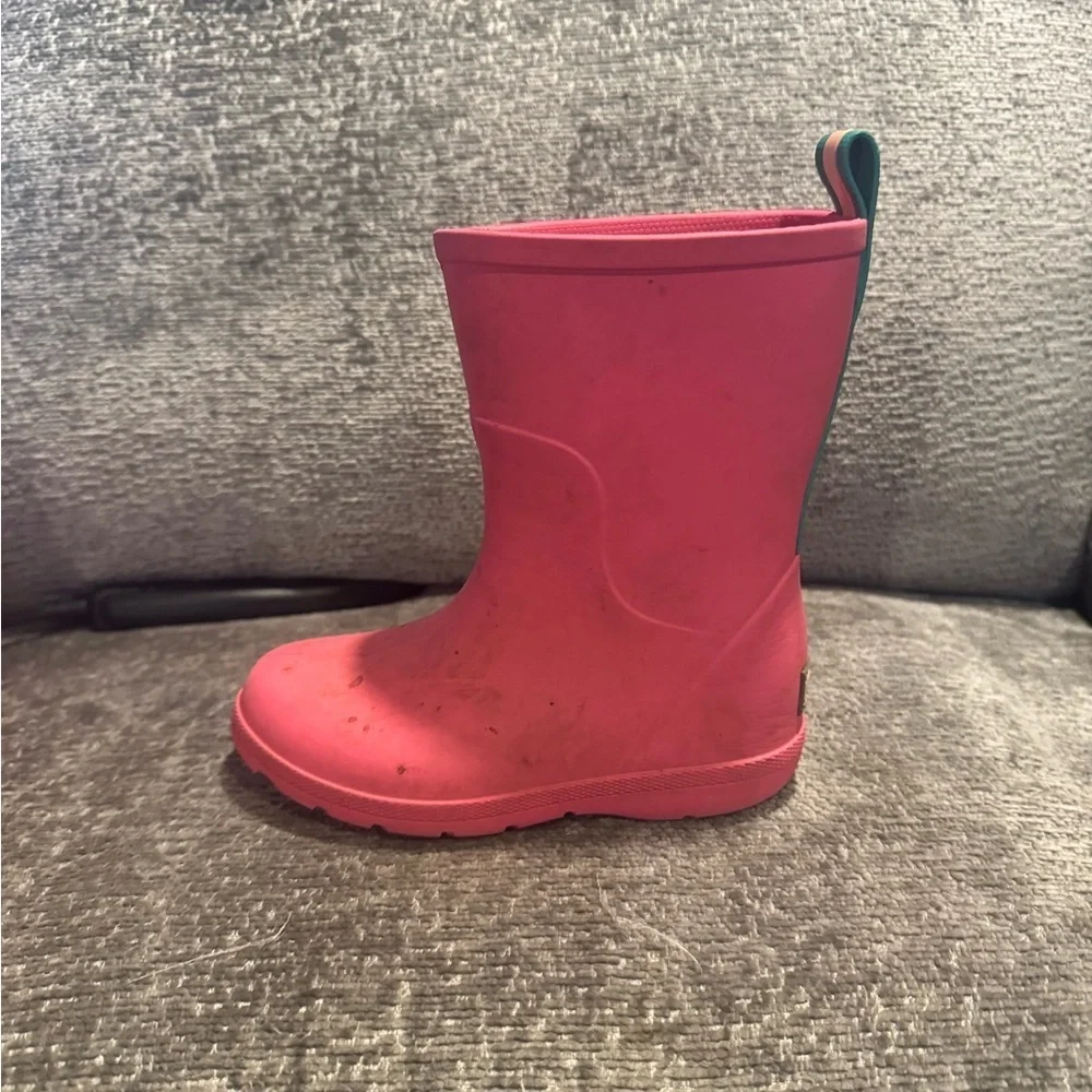 Totes Kids Pink Rubber Rain Boots Size 9-10